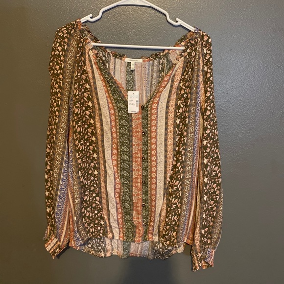 Print Blouse - Picture 1 of 3